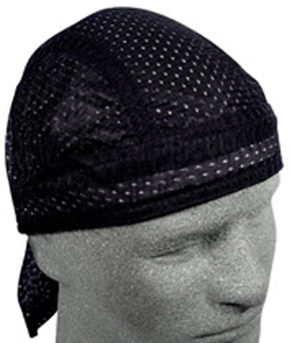 Solid Black, Vented Sport Headwrap